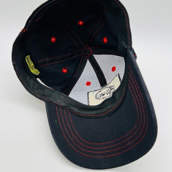 VOODOO TACTICAL MENS BLACK AND RED BALL CAP WITH VELCROS ADJUSTABLE STRAP - Picture 7 of 11